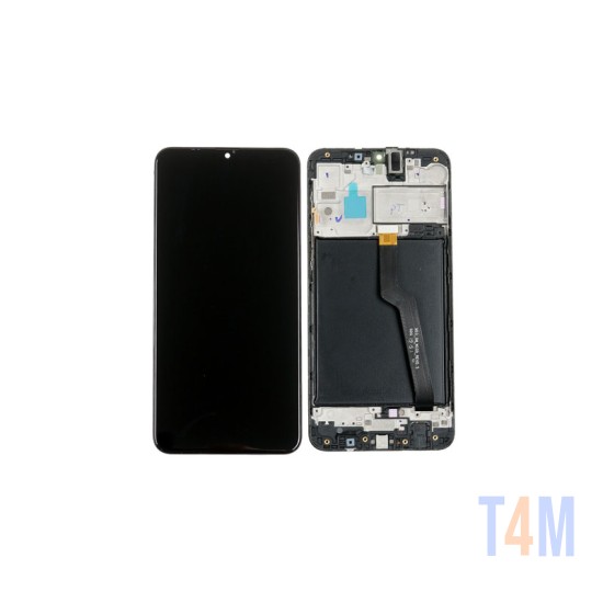 Touch+Display com Frame Samsung A10/A105/M10/M105 6,2" (EU Code) Service Pack (GH82-20227A/20322A) Preto